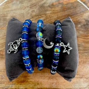 Over The Moon Charm Bracelet Set